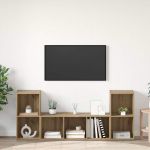 Set dulap TV 3 pcs Maro 107 x 35 x 37 cm Lemn compozit GartenMobel Dekor