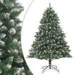 Brad de Crăciun artificial cu suport, 240 cm, PVC GartenMobel Dekor