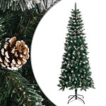 Brad de Crăciun artificial cu suport, verde, 240 cm, PVC GartenMobel Dekor