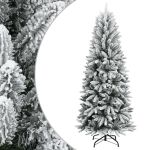 Brad de Crăciun artificial cu zăpadă, 120 cm, PVC&PE GartenMobel Dekor