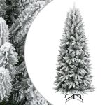 Brad de Crăciun artificial cu zăpadă pufoasă, 150 cm, PVC&PE GartenMobel Dekor