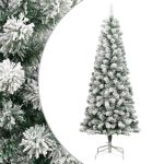 Brad de Crăciun artificial cu balamale și zăpadă pufoasă 210 cm GartenMobel Dekor