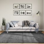 Covor „OVIEDO”, fire scurte, antracit, 200x200 cm GartenMobel Dekor