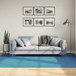 Covor „OVIEDO”, fire scurte, turcoaz, 160x230 cm GartenMobel Dekor