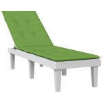 Pernă de șezlong, melanj verde, (75+105) x 50 x 4 cm textil GartenMobel Dekor