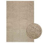 Covor ZIZUR aspect iută 140x200 cm, pentru interior și exterior GartenMobel Dekor