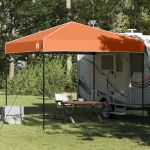 Cort cu Copertină Portocaliu 250 x 250 x 227 / 236 / 245 cm GartenMobel Dekor