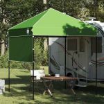 Cort cu Copertină Verde 200 x 200 cm Tafeta Oxford GartenMobel Dekor