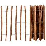 Gard din șipci, 90 x 500 cm, lemn de alun GartenMobel Dekor