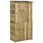 Șopron de scule pentru grădină, 85 x 48 x 177 cm, lemn de pin GartenMobel Dekor