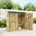 Șopron unelte grădină, lemn pin impregnat, 182 x 76 x 175 cm GartenMobel Dekor