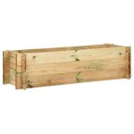 Strat înălțat legume grădină, 120 cm, lemn de pin tratat GartenMobel Dekor