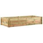 Strat înălțat legume grădină, 197x100x40cm,  lemn de pin tratat GartenMobel Dekor