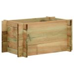 Strat înălțat legume grădină, 40 cm, lemn de pin tratat GartenMobel Dekor