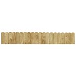 Rolă de bordură, verde, 120 cm, lemn de pin tratat GartenMobel Dekor