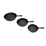 Set 3 tigăi din fontă  GartenMobel Dekor