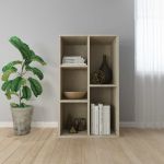 Bibliotecă/Dulap, stejar sonoma, 50x25x80 cm, lemn prelucrat GartenMobel Dekor