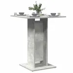 Masă de bistro, gri beton, 60 x 60 x 75 cm, lemn prelucrat GartenMobel Dekor
