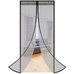 Plasa anti-insecte, cu inchidere magnetica, latime 100cm, inaltime 210cm, negru Household NewTrend