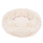 Pat Sersimo pentru caini si pisici, cu husa detasabila, bej, diametru 60cm Household NewTrend