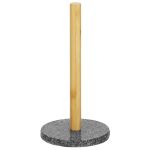 Suport prosoape de bucatarie din bambus cu suport de granit, 29cm Household NewTrend