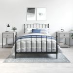 Noptiere, 2 buc., gri sonoma, 44x45x58 cm, lemn prelucrat GartenMobel Dekor