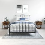 Noptiere, 2 buc., stejar fumuriu, 34x35,5x45 cm, lemn compozit GartenMobel Dekor