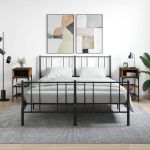 Noptiere, 2 buc., stejar fumuriu, 35x34,5x70 cm, lemn compozit GartenMobel Dekor