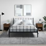 Noptiere, 2 buc., stejar maro, 40x42x50 cm, lemn compozit GartenMobel Dekor