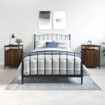 Noptiere, 2 buc., stejar maro, 40x42x60 cm, lemn prelucrat GartenMobel Dekor