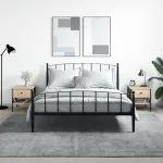 Noptiere, 2 buc., stejar sonoma, 40x42x45 cm, lemn compozit GartenMobel Dekor