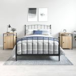 Noptiere, 2 buc., stejar sonoma, 40x42x60 cm, lemn prelucrat GartenMobel Dekor