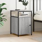 Noptieră, gri sonoma, 40x42x60 cm, lemn prelucrat GartenMobel Dekor