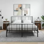 Noptiere, 2 buc., stejar fumuriu, 40x42x60 cm, lemn prelucrat GartenMobel Dekor