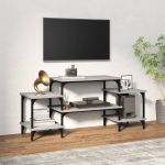 Comodă TV, gri sonoma, 117x35x52 cm, lemn prelucrat GartenMobel Dekor