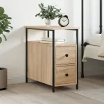 Noptieră, stejar sonoma, 30x60x60 cm, lemn prelucrat GartenMobel Dekor