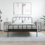 Noptiere, 2 buc., gri sonoma, 30x60x60 cm, lemn prelucrat GartenMobel Dekor