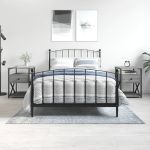 Noptiere, 2 buc., gri sonoma, 40x42x55 cm, lemn prelucrat GartenMobel Dekor