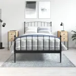 Noptiere, 2 buc., stejar sonoma, 32x42x70 cm, lemn compozit GartenMobel Dekor