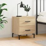 Noptieră, stejar sonoma, 40x35x47,5 cm, lemn compozit GartenMobel Dekor