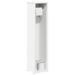 Dulap de baie cu suport role, alb, 20,5x20x90 cm GartenMobel Dekor