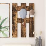 Răcător de paltoane montat pe perete Stejar afumat GartenMobel Dekor