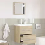 Dulap de Baie Sonoma oak 41 x 38.5 x 48 cm Lemn compozit GartenMobel Dekor