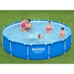 Bestway Piscină cu cadru Steel Pro, 396x84 cm GartenMobel Dekor