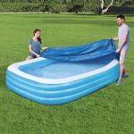 Bestway Prelată de piscină Flowclear, 305x183x56 cm GartenMobel Dekor