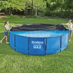 Bestway Prelată de piscină Flowclear, 457 cm GartenMobel Dekor
