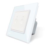 Intrerupator dublu wireless cu touch Livolo din sticla, Serie noua SmartElectro IntelligentHouse