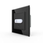 Intrerupator senzor de miscare PIR Livolo cu rama din sticla SmartElectro IntelligentHouse