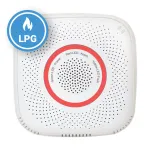 Senzor detector de gaz petrolier lichefiat Shelly Gas LPG, Wireless, Alarma 70 dB, Notificari aplicatie SmartElectro IntelligentHouse