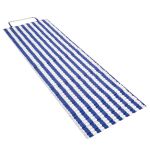 Saltea plaja pliabila din spuma EPE, cu maner si prindere, 180x60x1 cm, albastru cu dungi Household NewTrend